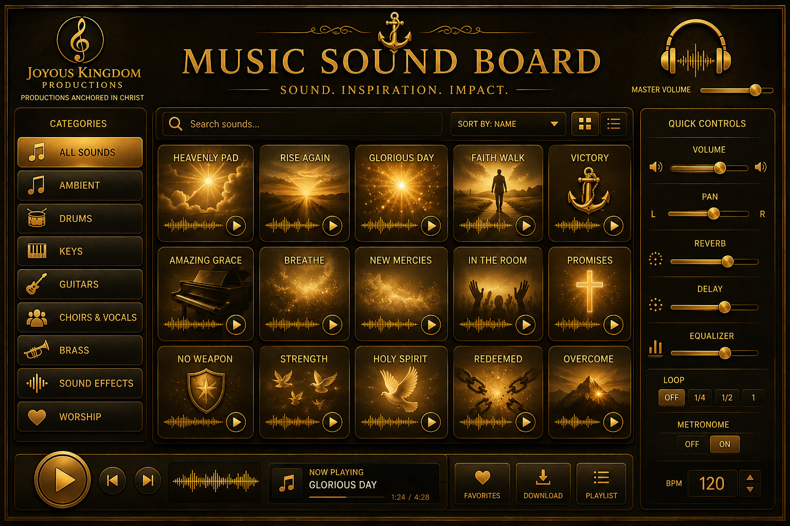 music sound board